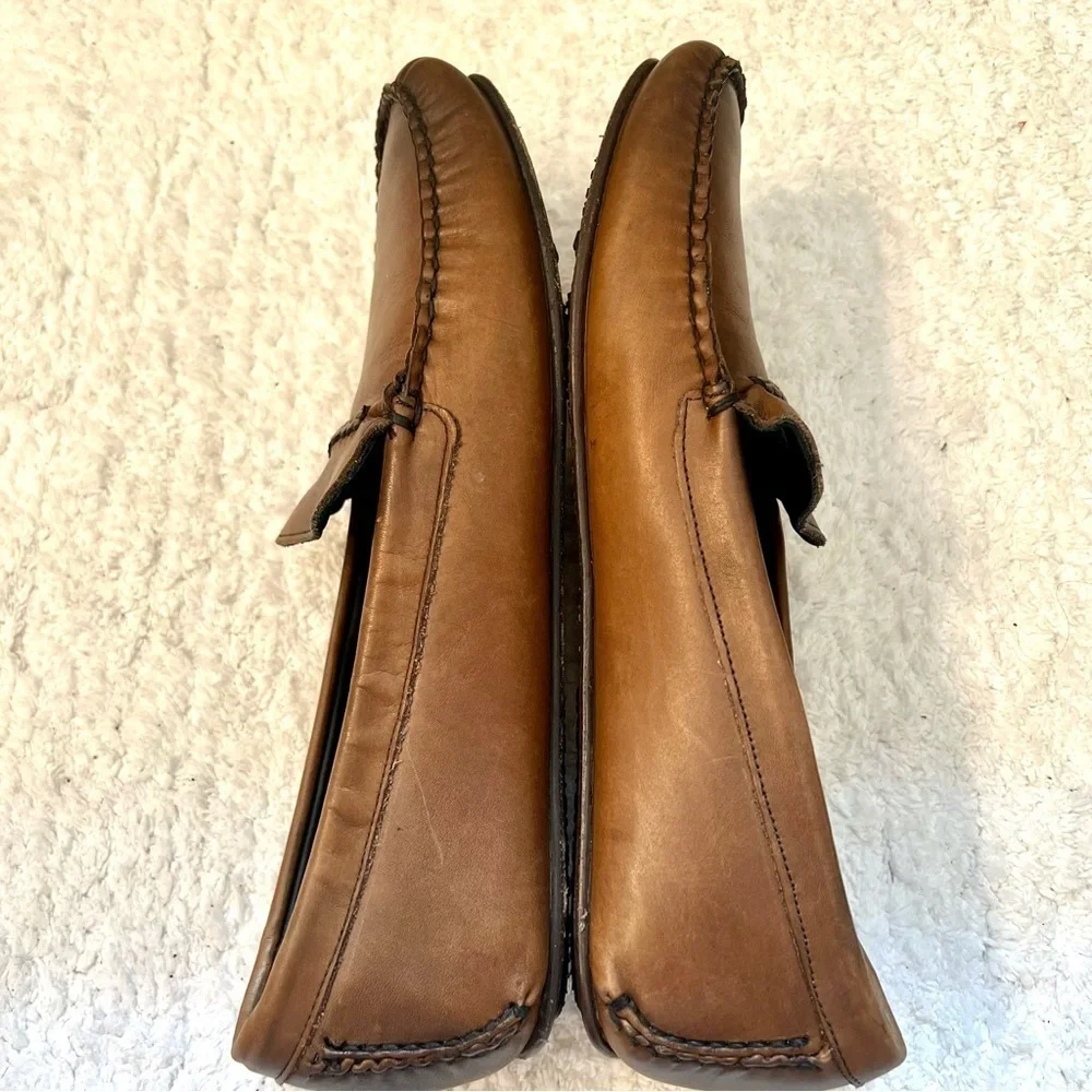 Allen Edmonds Super Sport driving loafer in brown leather men’s size 10D classic